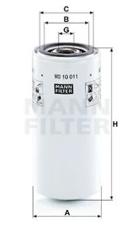Фільтр гідравлічний MANN WD 10 011