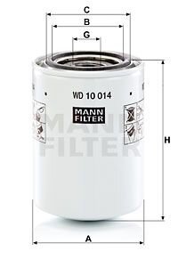 Фільтр гідравлічний MANN WD 10 014