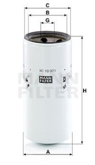 Фільтр гідравлічний MANN WD 10 021