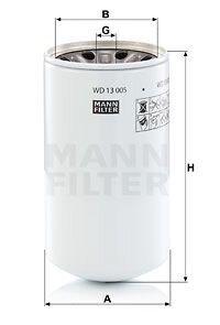 Фільтр гідравлічний MANN WD 13 005 X