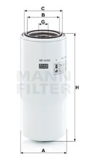 Фільтр гідравлічний MANN WD 14 004