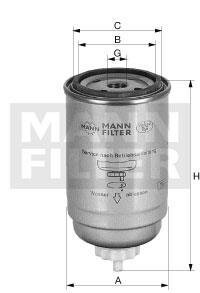 Фильтр топливный Hatz WDK724/5 MANN WDK 724/5