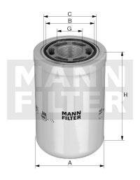 Фильтр топливный высокого давления MANN WH 1257/1