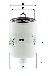 Фільтр палива MANN WK 13 003