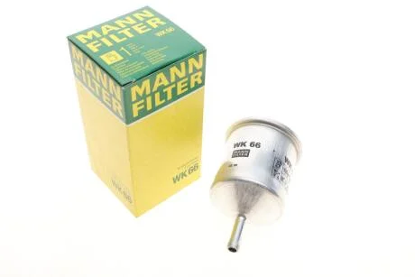 Паливний фільтр MERCEDES A (W169), B SPORTS TOURER (W245) VOLVO 140 FORD FOCUS C-MAX, MAVERICK INFINITI G20, I30, M30, Q45 I, Q45 II, Q45 III, QX4 ISUZU GEMINI, TROOPER I 1.0-Electric 08.71- MANN WK 66
