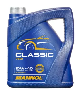 Моторна олива Classic 10w40, 4л. Mannol 7501-4