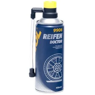 Засіб для швидкого ремонту колісних шин Reifen Doctor(аерозоль-піна), 450 мл. Mannol 9906