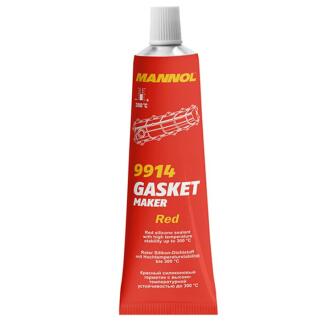 Герметик силіконовий високотемпературний Gasket Maker Red(червоний), 85г Mannol 9914