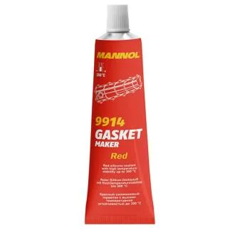 Герметик силиконовый высокотемпературный Gasket Maker Red(красный), 85г Mannol 9914