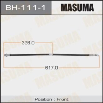 Шланг гальмівний MASUMA BH-111-1