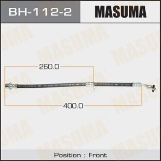 Шланг гальмівний MASUMA BH-112-2