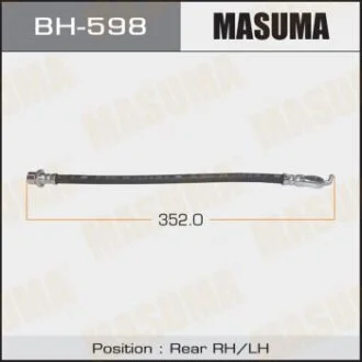 Шланг тормозной TOYOTA LAND CRUISER/LX570 09- MASUMA BH598