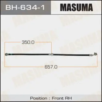 Шланг гальмівний MASUMA BH-634-1