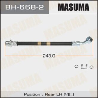 Шланг гальмівний MASUMA BH-668-2