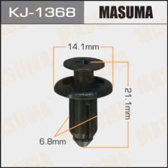 Клипса автомобильная (автокрепеж) (мин. 50 шт.) MASUMA KJ-1368