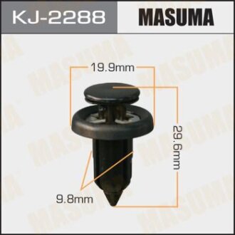 Клипса автомобильная (автокрепеж) 2288-KJ MASUMA KJ2288