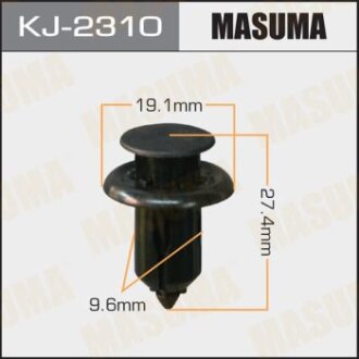 Кліпса кріплення захисту бампера Honda CR-V/Mazda 626 97- MASUMA KJ2310