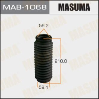 Пильовик амортизатора переднього (пластик) Honda Civic (06-10) (MAB-1068) MASUMA MAB1068