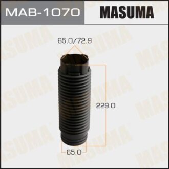 Пильовик амортизатора заднього (пластик) Subaru Forester (01-07), Impreza (02-07) MASUMA MAB-1070