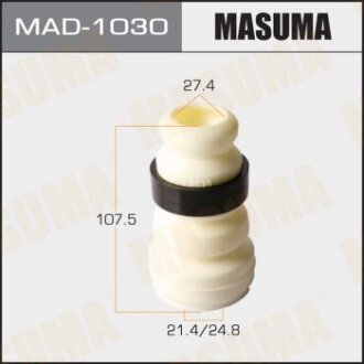 Відбійник амортизатора 21.4/24.8x27.4x107.5, Toyota HIGHLANDER, RX400H/MHU28L, MHU38L MASUMA MAD-1030
