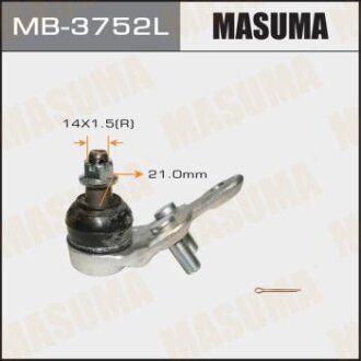 Шаровая опораCamry,ES300(330),Windom ACV3#,MCV30 `08.01~`01.06,RX330(350),Harrier #CU35 `03~,Highlan MASUMA MB3752L