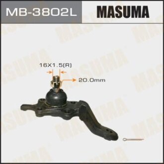Опора шаровая TOYOTA HILUX/LC 90/ 96- лев. MASUMA MB-3802L