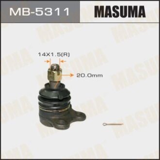 Опора кульова передній верх ISUZU D-MAX I (TFR, TFS) 02-12, D-MAX I (TFR, TFS) 06-12/OPEL FRONTERA B (98-04) MASUMA MB-5311