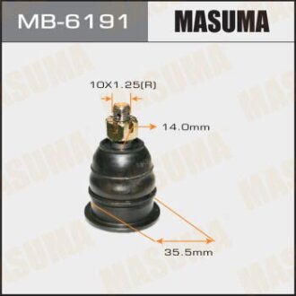 Опора шаровая передн верхн EG#, EH1, EK#, EJ7 HONDA ACCORD IX 2.4 MASUMA MB-6191