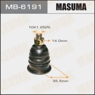 Опора шаровая передн верхн EG#, EH1, EK#, EJ7 HONDA ACCORD IX 2.4 MASUMA MB-6191