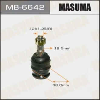Опора кульова переднього важеля Subaru Forester (02-), Impreza (07-16), Legacy, Outback (03-), XV (11-) MASUMA MB-6642