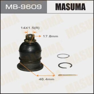 Шаровая опора L-200 06,, Pajero Sport 08,, Pajero, Montero V7x-V9x MR496792 MASUMA MB9609