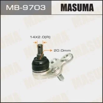 Шаровая опора front low CR-V, RE3, RE4 51220-SWA-A01 51220-TV0-E01 MASUMA MB-9703