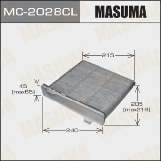 Фильтр салона угольный PAJERO V6, 7# угольный QC0412C B45012C MASUMA MC2028CL