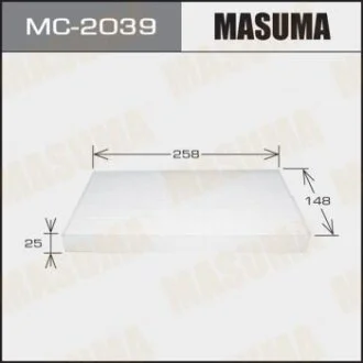 Фільтр салону MASUMA MC-2039