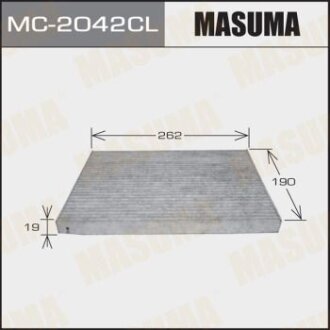 Фильтр салонный угольныйNissan Lafesta #B30 04-, Nissan Qashqai, Dualis 06-14, Nissan Sentra B16 06- MASUMA MC-2042CL