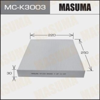 Фільтр салону AC9313 HYUNDAI/ SANTA FE/ V2000 V2700 05-08 MASUMA MC-K3003