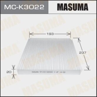 Салонный фильтр KIA/ SPORTAGE/ V2000, V2700 07- (1/40) MASUMA MC-K3022