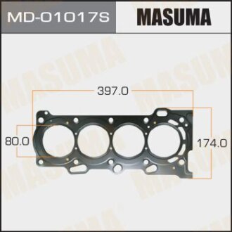 Прокладка Головки блока 1ZZ-FE (110) 0,60 мм MASUMA MD-01017S