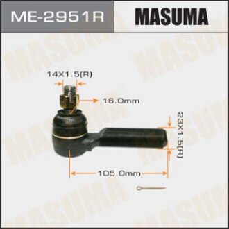 Наконечник рулевой тяги TOYOTA LAND CRUISER (FJ80/HDJ81/HZJ81) MASUMA ME-2951R