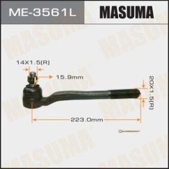Наконечник рулевой тяги TOYOTA 4RUNNER/HILUX/LAND CRUISER PRADO MASUMA ME-3561L