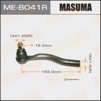 Наконечник рулевой тяги MITSUBISHI PAJERO/V83W прав. MASUMA MEB041R