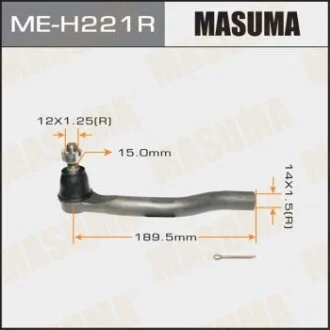 Наконечник кермовий Honda CIVIC 06- MASUMA ME-H221R