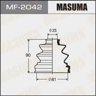Пильовик ШРКШ внутрішнього Mitsubishi L 200 (05-), Pajero (-06) MASUMA MF-2042