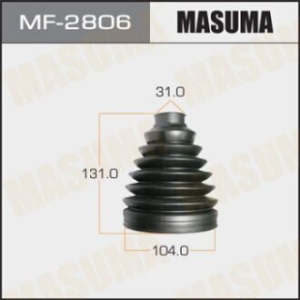 Пыльник ШРУСа Пластик MF-2806 HILUX SURF, #N215, LAND CRUISER PRADO, #J120 front out MASUMA MF2806