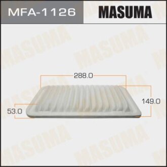 Фильтр воздушный Toyota Corolla 1,2NZFE, 2ZZGE, 1ZZFE MASUMA MFA1126