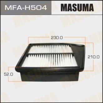 Фильтр воздушныйHonda Accord. Tourer J35Z2, K24Z2, K24Z3, N22B1, N22B2, R20A3 MASUMA MFAH504