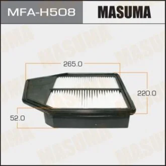 Фільтр повітряний A8512 HONDA/ ACCORD/ V2400 08- MASUMA MFA-H508