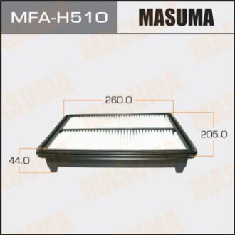 Фильтр воздушный Honda Accord CU# 08-13, Honda Crosstour 09-, Honda Inspire 07-  MASUMA MFAH510