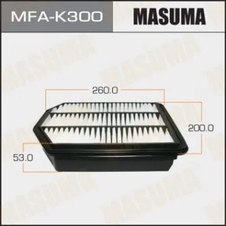 Воздушный фильтр A9321 LHD HYUNDAI, ELANTRA, V1600, V2000 06- (1, 40) MASUMA MFAK300