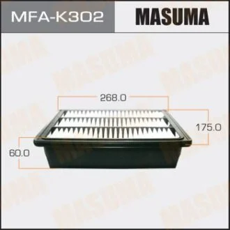 Фільтр повітряний A0458 HYUNDAI/ SANTA FE/ V2000 V2700 05- MASUMA MFA-K302